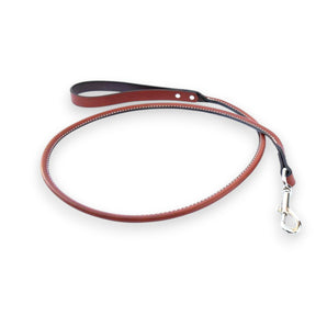 Tan Rolled Leather Lead
