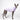 Whippet dog wearing a fluffy reversible sleeveless sweater/jumper in lilac/purple colour right side reversed