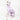 Italian greyhound dog wearing a fluffy reversible onesie in purple/lilac sitting left side