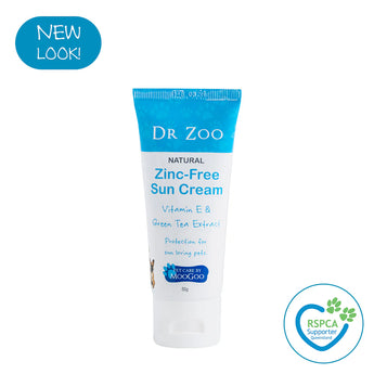 Dr Zoo natural zinc free sun cream bottle