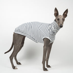 Ribbed Sleeveless Sweater in Sailor Stripe - Whippet