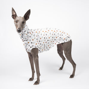 Sleeveless Sweater in Hound Print - Whippet