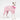 Italian greyhound dog wearing a fluffy reversible onesie in bubblegum pink reverse side standing 