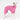 Italian greyhound dog wearing a fluffy reversible onesie in bubblegum pink
standing right side on 