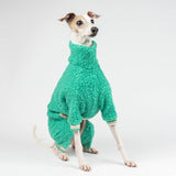 Fluffy Reversible Onesie in Sour Apple