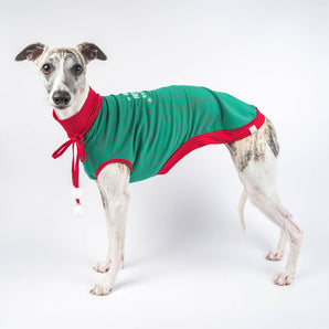 Christmas Present Sleeveless Sweater - Whippet