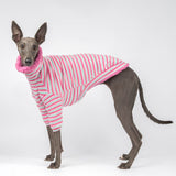 Fluffy Reversible Turtleneck Sweater in Bubblegum - Whippet