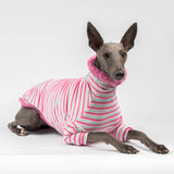 Fluffy Reversible Turtleneck Sweater in Bubblegum - Whippet