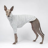 Fluffy Reversible Turtleneck Sweater in Grey - Whippet