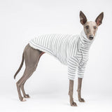 Fluffy Reversible Turtleneck Sweater in Grey - Whippet