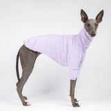 Fluffy Reversible Turtleneck Sweater in Lilac - Whippet