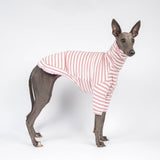 Fluffy Reversible Turtleneck Sweater in Pink - Whippet