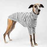 Ribbed Turtleneck Sweater in Sailor Stripe - Whippet