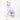 Italian greyhound dog wearing a fluffy reversible onesie in purple/lilac sitting left side 